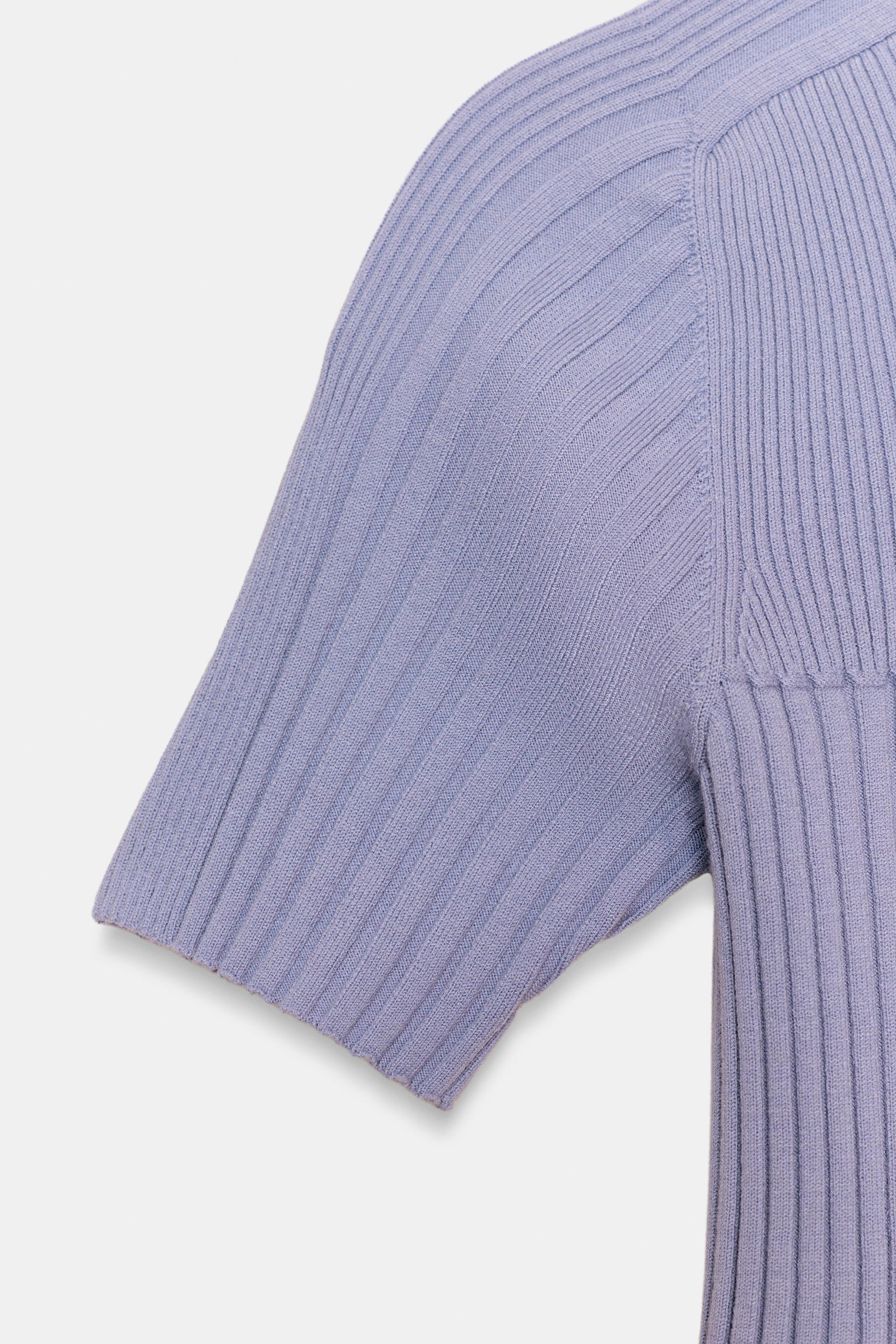 RIB KNIT CROP TOP